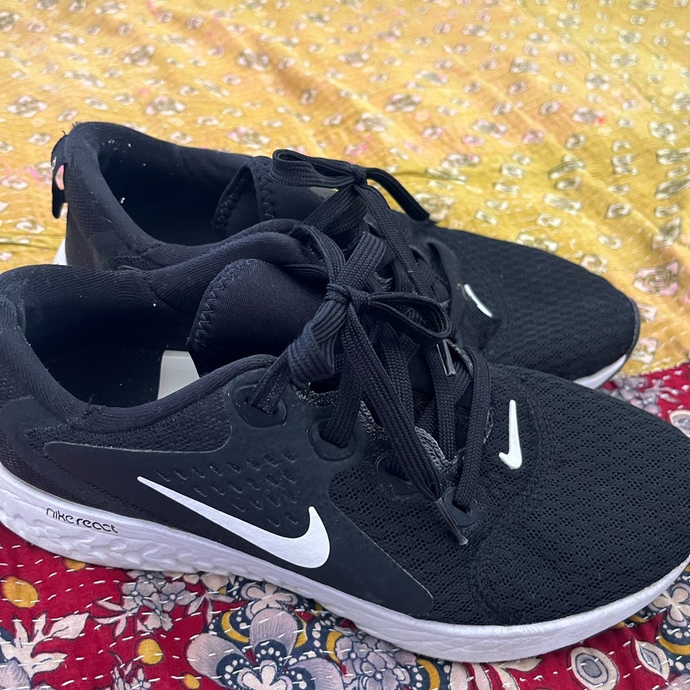 Nike React Black and White Sneakers